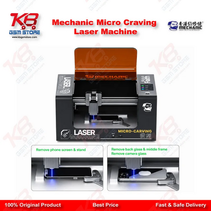 Mechanic Micro-Carving Laser Machine – Fiber Laser Back Glass & PCB Engraving Tool