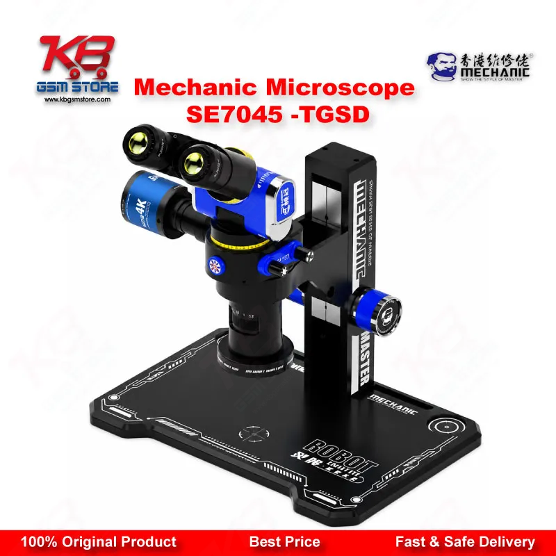 Mechanic SE7045-TGSD Robot Smart Eye Trinocular Microscope for PCB & Mobile Repair