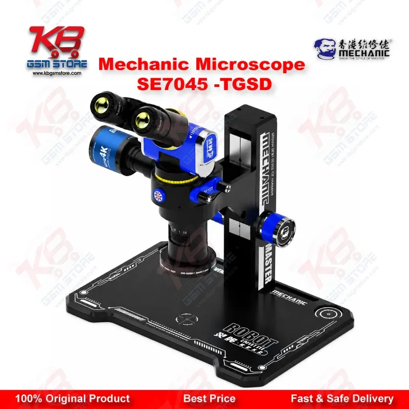 Mechanic SE7045-TGSD Robot Smart Eye Trinocular Microscope for PCB & Mobile Repair