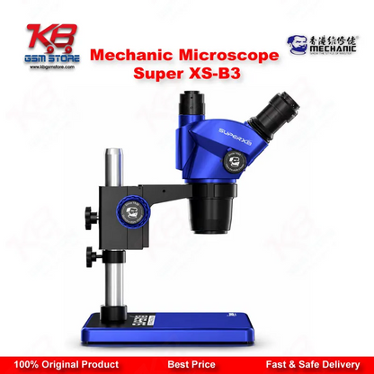 Mechanic Super XS-B3 Trinocular Stereo Microscope for Mobile PCB Repair