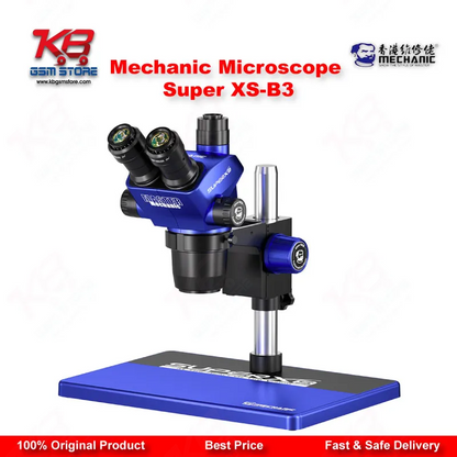 Mechanic Super XS-B3 Trinocular Stereo Microscope for Mobile PCB Repair