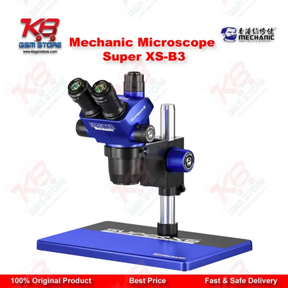 Mechanic Super XS-B3 Trinocular Stereo Microscope for Mobile PCB Repair