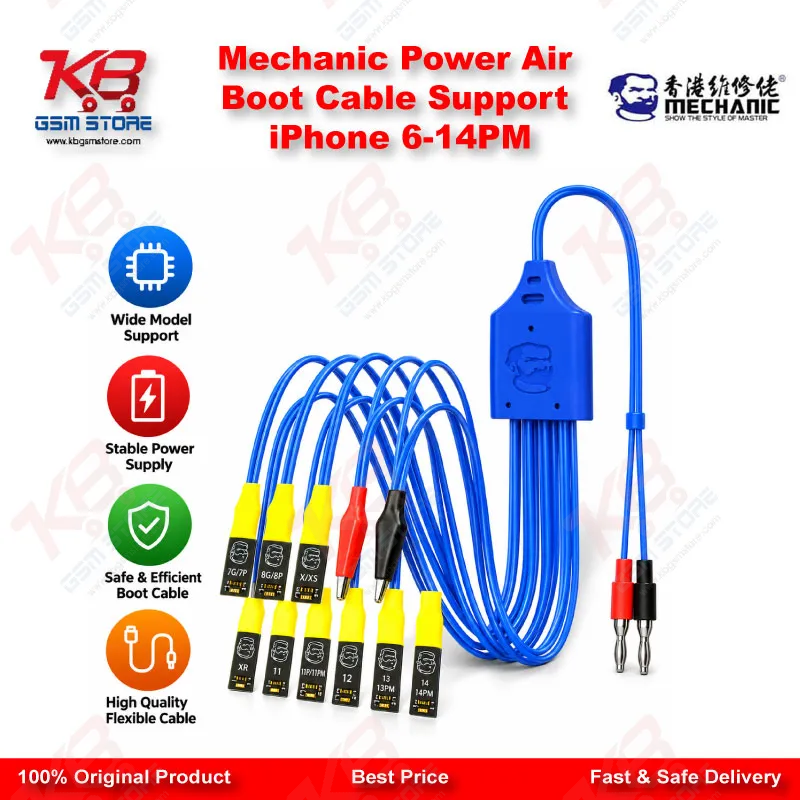 Mechanic Power Air Boot Cable Support iPhone 6-14PM