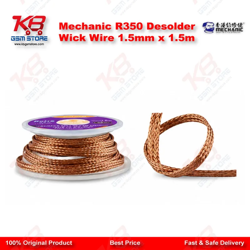 Mechanic R350 Desolder Wick Wire 1.5mm x 1.5m
