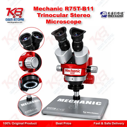 Mechanic R75T-B11 Trinocular Stereo Microscope
