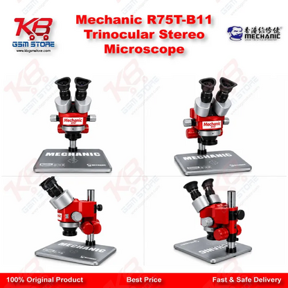 Mechanic R75T-B11 Trinocular Stereo Microscope