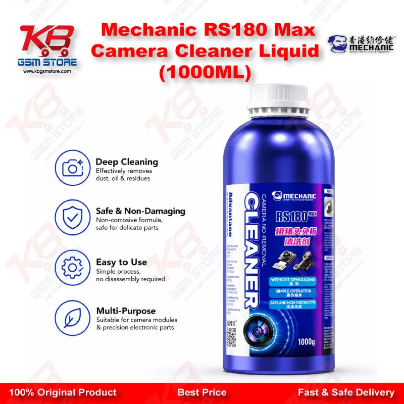 Mechanic RS180 Max Camera Cleaner Liquid (1000ML)