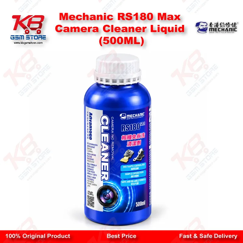 Mechanic RS180 Max Camera Cleaner Liquid (500ML)