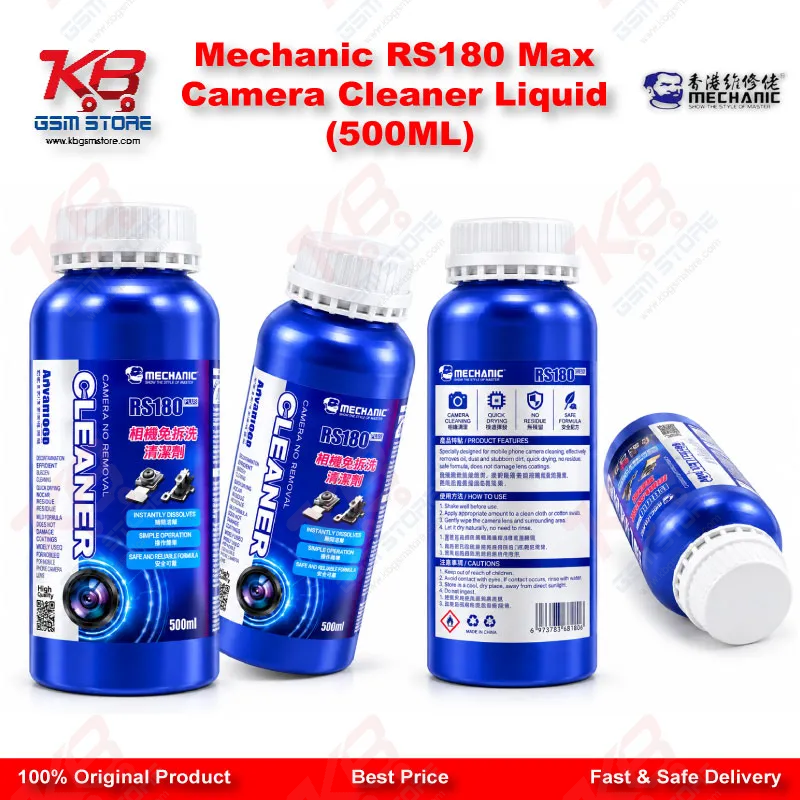 Mechanic RS180 Max Camera Cleaner Liquid (500ML)