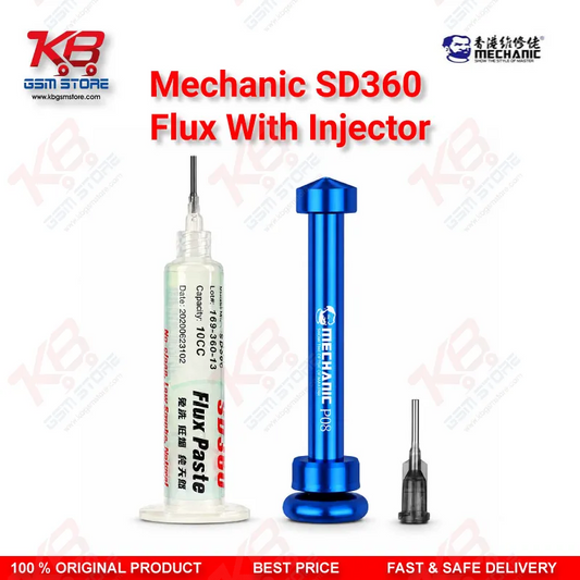 Mechanic SD360 MAX No Clean Flux With Injector – Transparent Low Smoke Solder Flux for Mobile Repair
