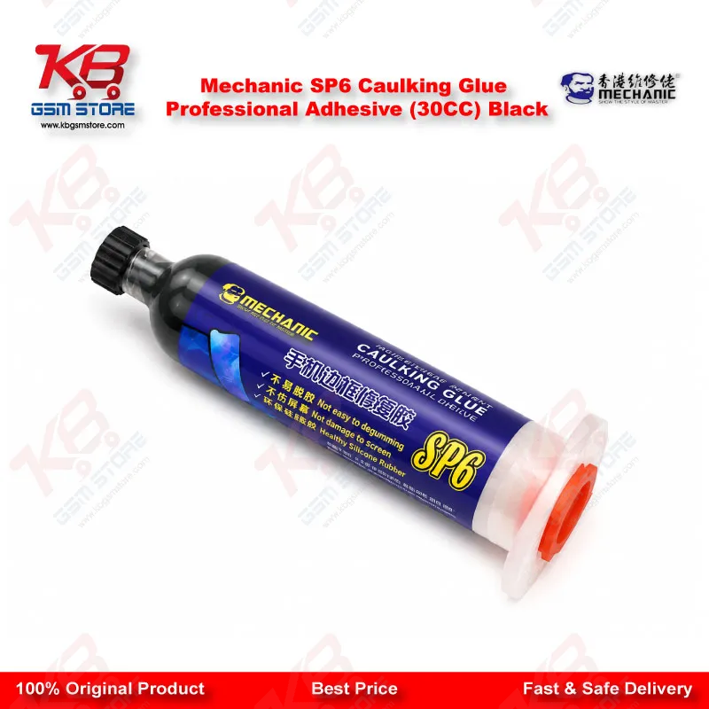 Mechanic SP6 Caulking Glue Professional Adhesive (30CC) Black