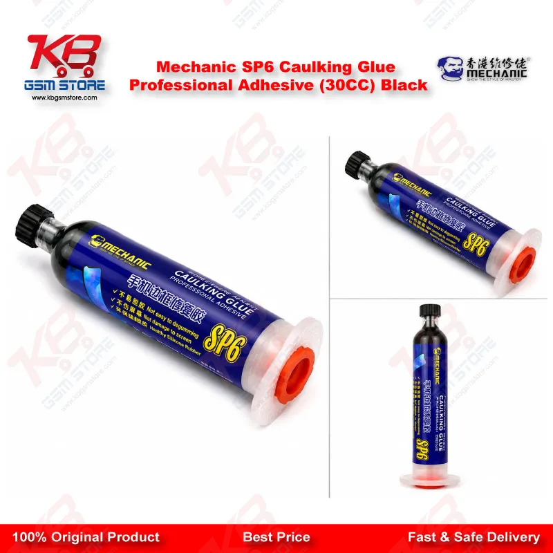 Mechanic SP6 Caulking Glue Professional Adhesive (30CC) Black