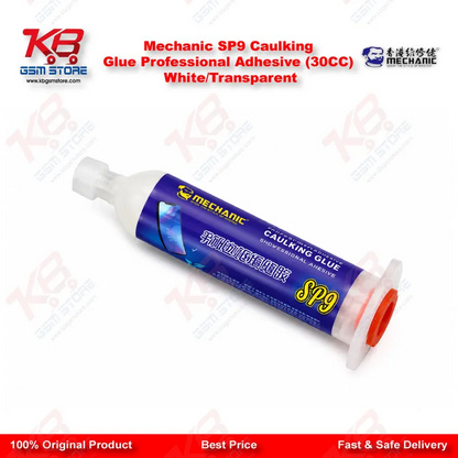 Mechanic SP9 Caulking Glue Professional Adhesive (30CC) WhiteTransparent