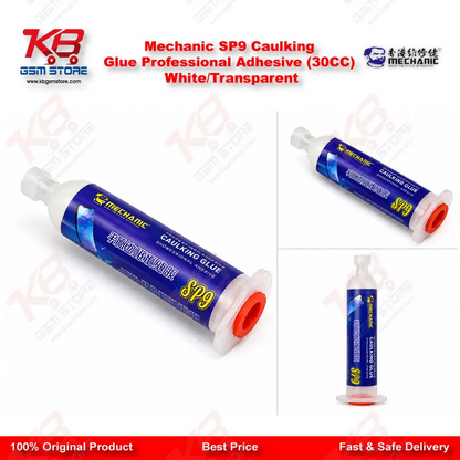 Mechanic SP9 Caulking Glue Professional Adhesive (30CC) WhiteTransparent