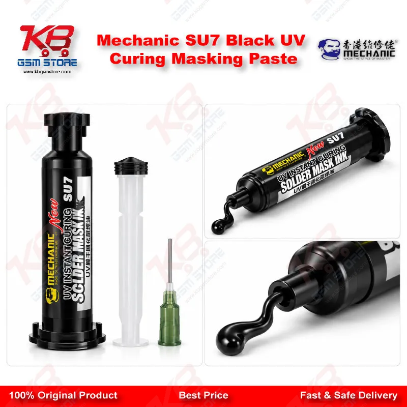 Mechanic SU7 Black UV Curing Masking Paste