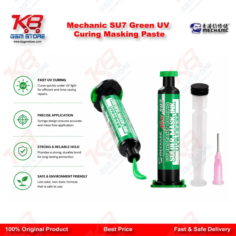 Mechanic SU7 Green UV Curing Masking Paste