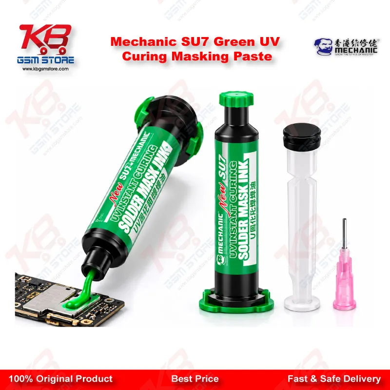 Mechanic SU7 Green UV Curing Masking Paste