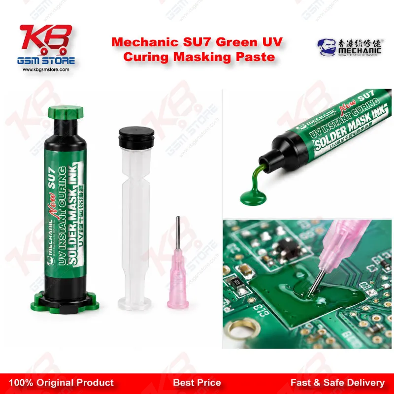 Mechanic SU7 Green UV Curing Masking Paste