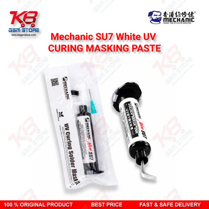 Mechanic SU7 White UV Curing Masking Paste – Solder Mask Ink 10ml