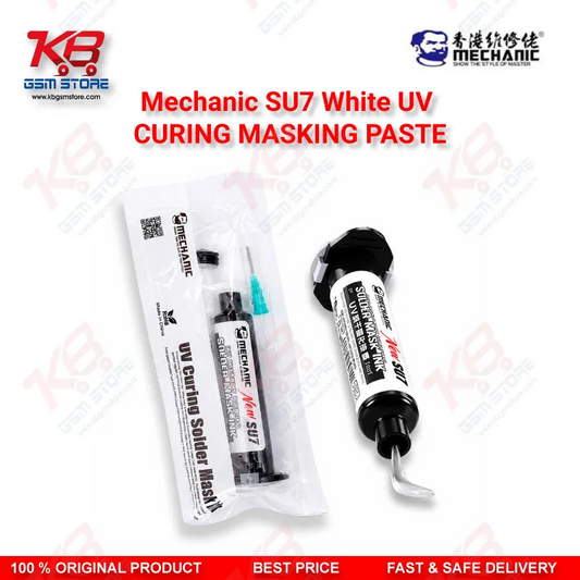 Mechanic SU7 White UV Curing Masking Paste – Solder Mask Ink 10ml