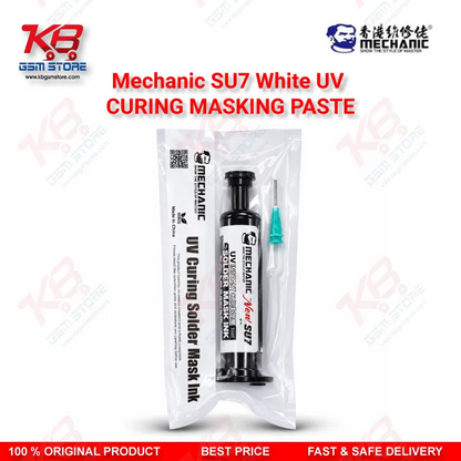 Mechanic SU7 White UV Curing Masking Paste – Solder Mask Ink 10ml