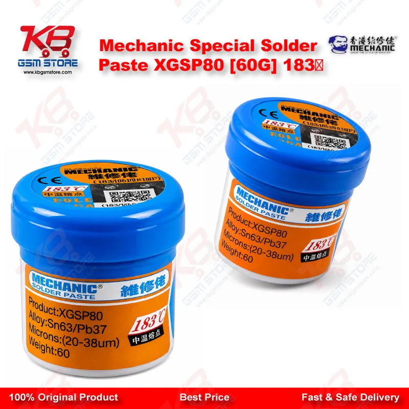 Mechanic Special Solder Paste XGSP80 [60G] 183℃