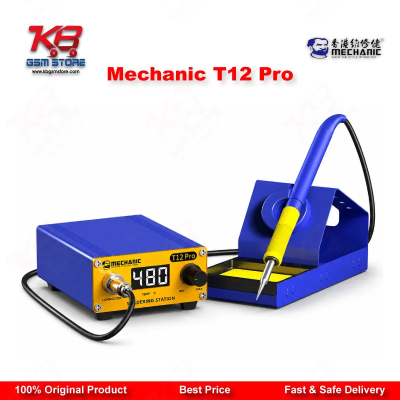 Mechanic T12 Pro 72W Anti-Static Digital Soldering Station for Mobile PCB Repair