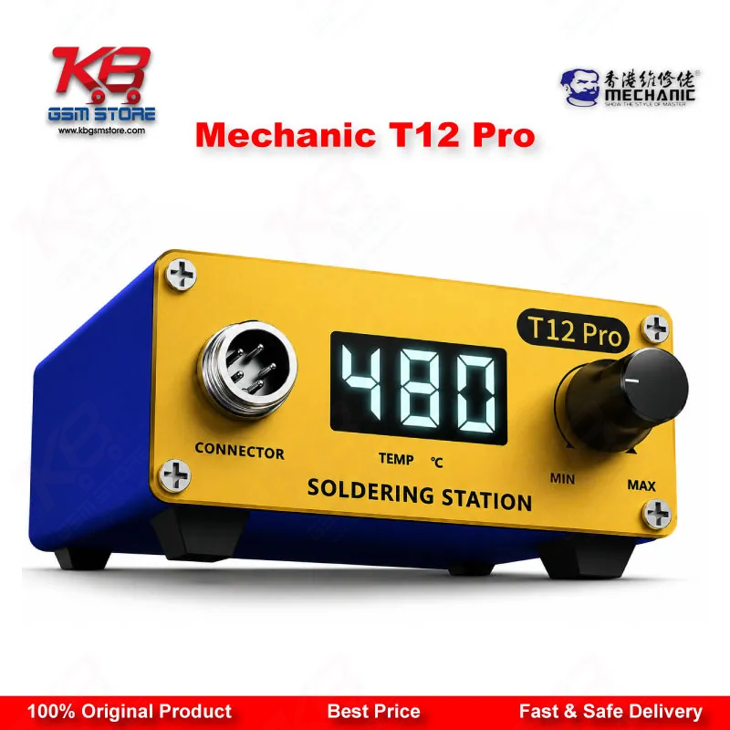 Mechanic T12 Pro 72W Anti-Static Digital Soldering Station for Mobile PCB Repair