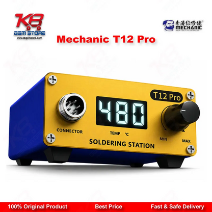 Mechanic T12 Pro 72W Anti-Static Digital Soldering Station for Mobile PCB Repair