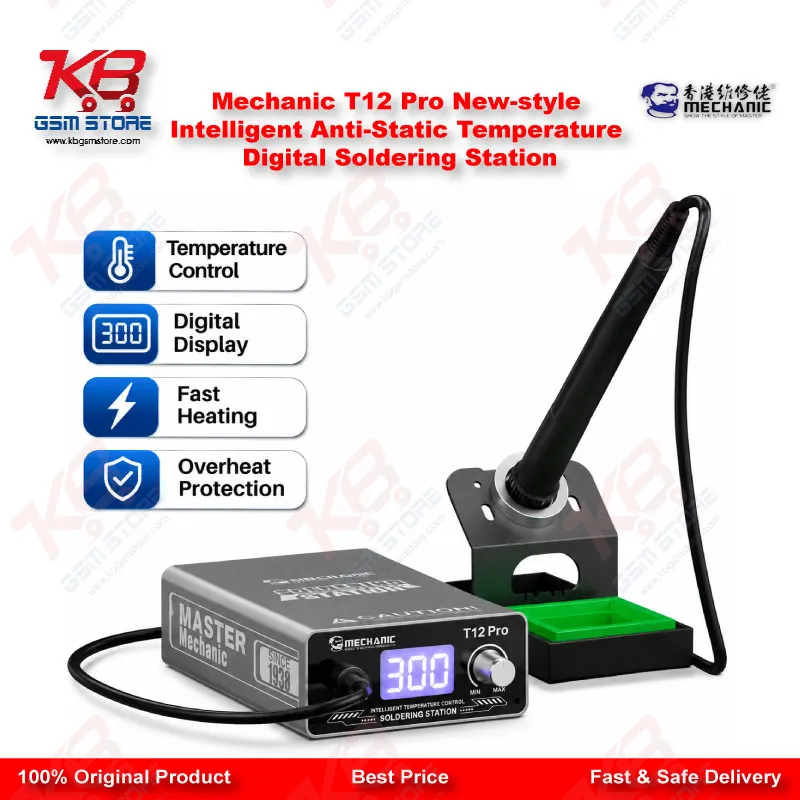 Mechanic T12 Pro New-style Intelligent Anti-Static Temperature Digital Soldering Station