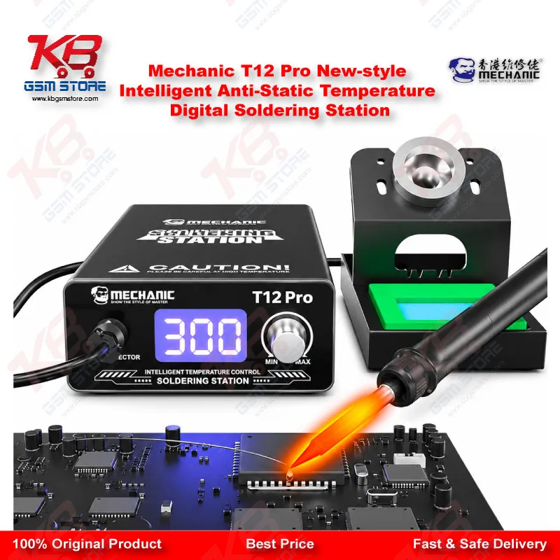 Mechanic T12 Pro New-style Intelligent Anti-Static Temperature Digital Soldering Station