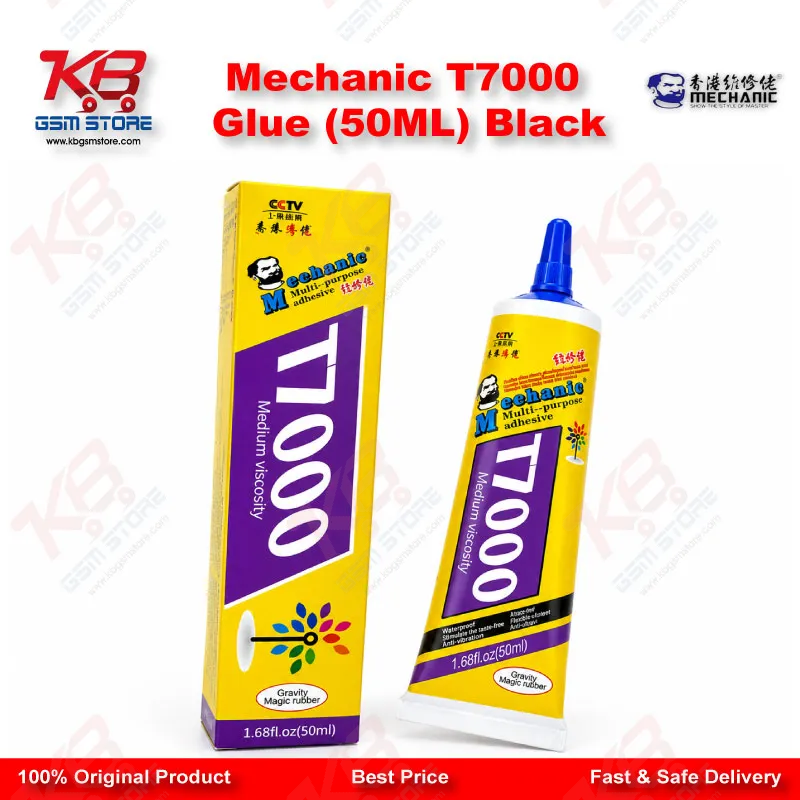 Mechanic T7000 Glue (50ML) Black