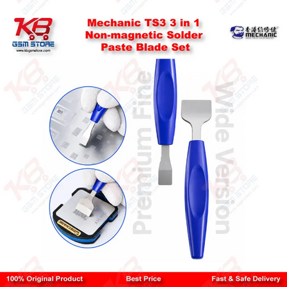 Mechanic TS3 3 in 1 Non-magnetic Solder Paste Blade Set PK