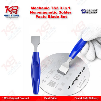 Mechanic TS3 3 in 1 Non-magnetic Solder Paste Blade Set PK