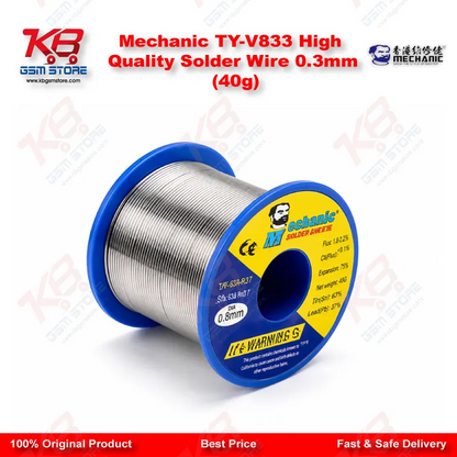 Mechanic TY-V833 High Quality Solder Wire 0.3mm (40g)