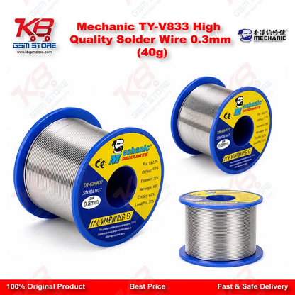 Mechanic TY-V833 High Quality Solder Wire 0.3mm (40g)
