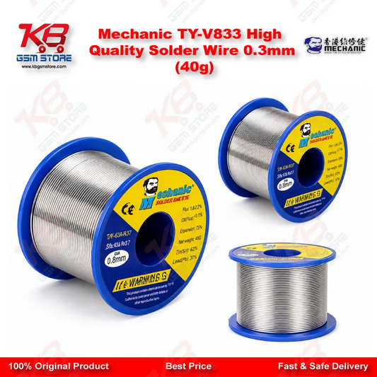 Mechanic TY-V833 High Quality Solder Wire 0.3mm (40g)