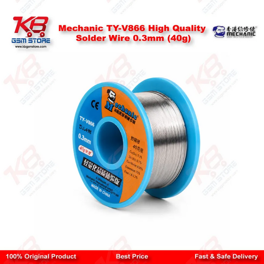 Mechanic TY-V866 High Quality Solder Wire 0.3mm (40g)