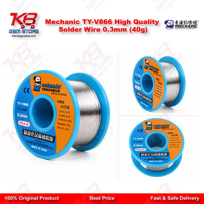 Mechanic TY-V866 High Quality Solder Wire 0.3mm (40g)