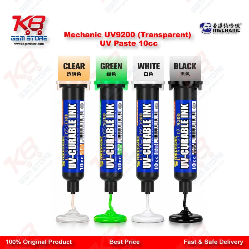 Mechanic UV9200 (Transparent) UV Paste 10cc Solder Mask