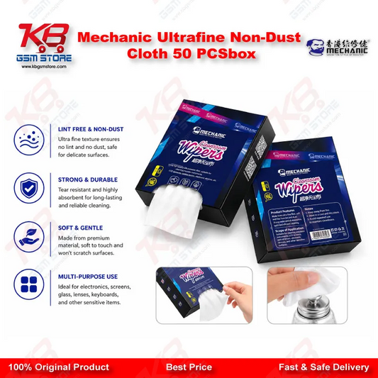Mechanic Ultrafine Non-Dust Cloth 50 PCS/box