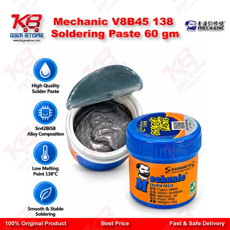 Mechanic V8B45 138 Soldering Paste 60 gm