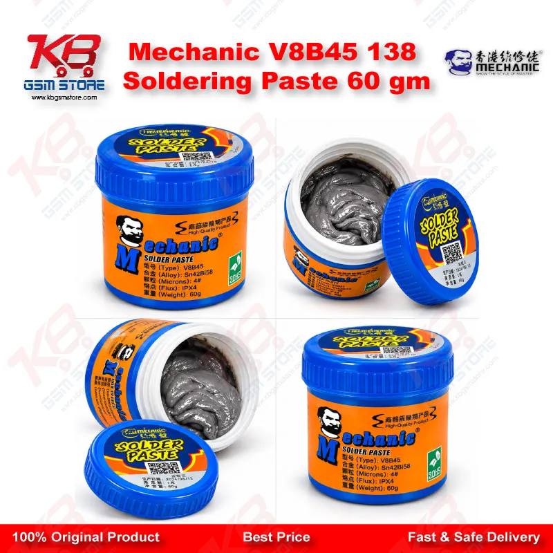 Mechanic V8B45 138 Soldering Paste 60 gm