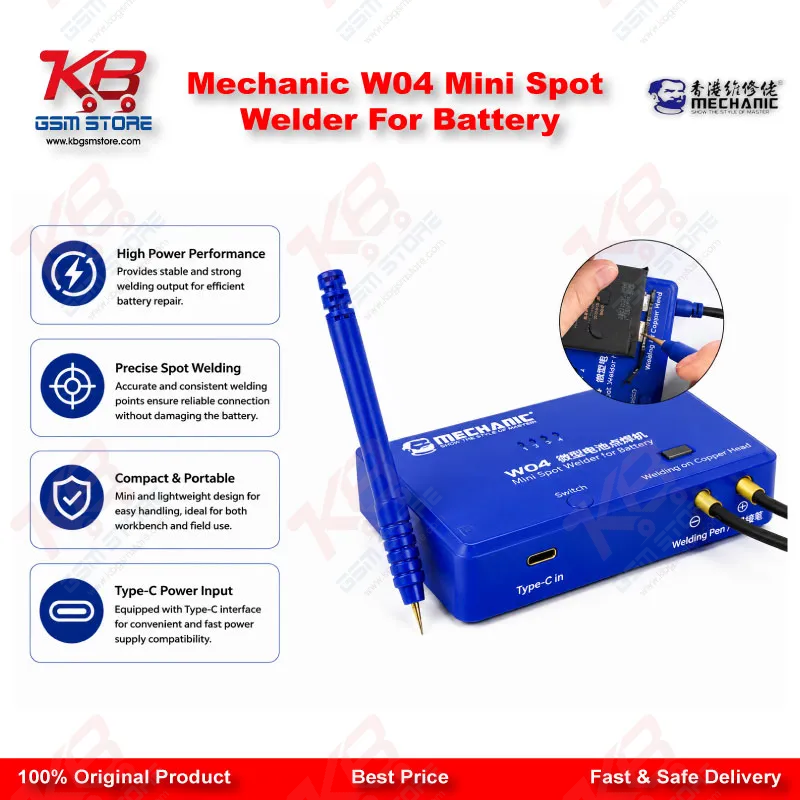 Mechanic W04 Mini Spot Welder For Battery