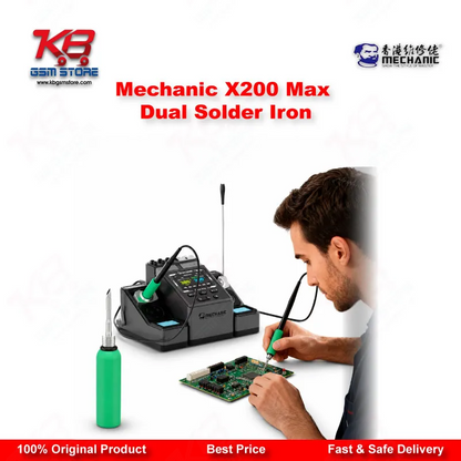 Mechanic X200 Max Dual Solder Iron – Dual-Station PWM Soldering Station