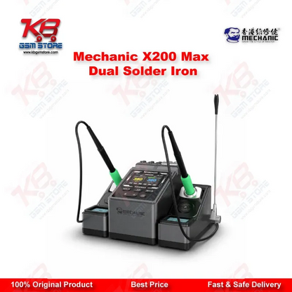 Mechanic X200 Max Dual Solder Iron – Dual-Station PWM Soldering Station