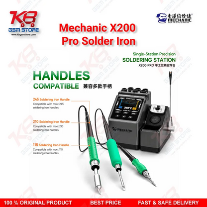 Mechanic X200 Pro Smart Soldering Station 200W – Pen Style Temperature Adjustable Rework Tool