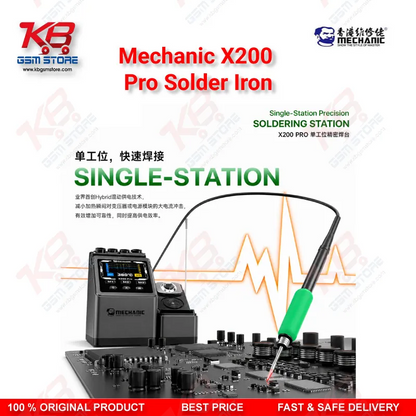 Mechanic X200 Pro Smart Soldering Station 200W – Pen Style Temperature Adjustable Rework Tool