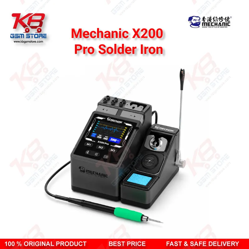 Mechanic X200 Pro Smart Soldering Station 200W – Pen Style Temperature Adjustable Rework Tool