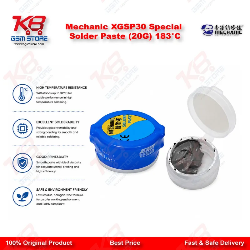 Mechanic XGSP30 Special Solder Paste (20G) 183°C